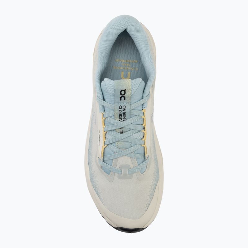 Women's running shoes On Cloudsurfer Trail 2 Waterproof grain/brook 5