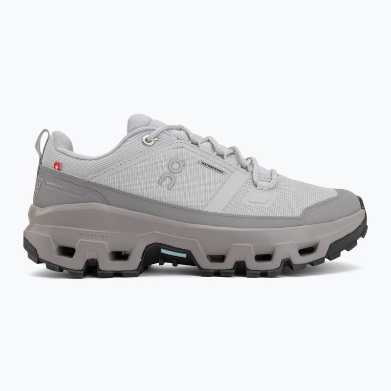 Women's hiking boots On Cloudrock Low Waterproof glacier/ore 2