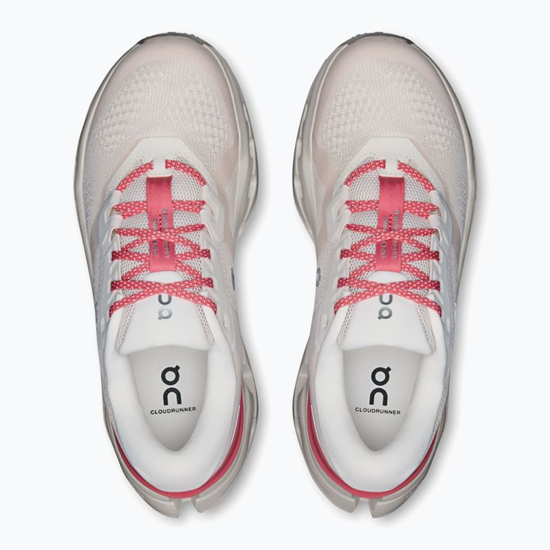 Women's running shoes On Cloudrunner 3 oyster/camellia 6