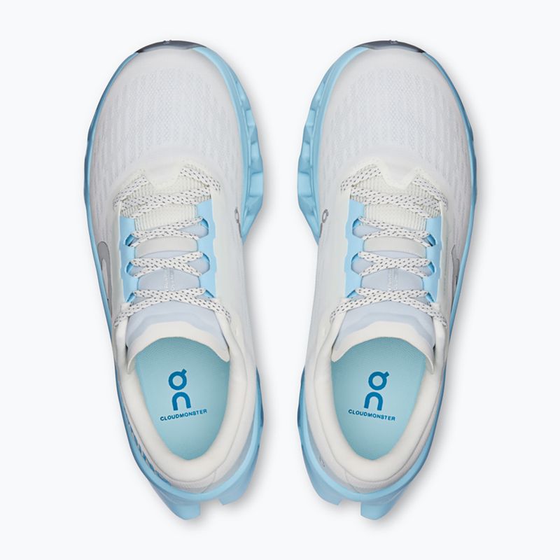 Women's running shoes On Cloudmonster 3 ivory/topaz 3