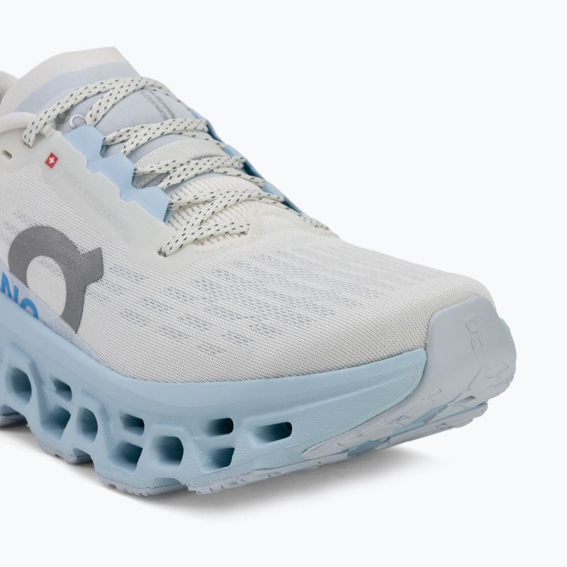 Women's running shoes On Cloudmonster 3 ivory/topaz 7