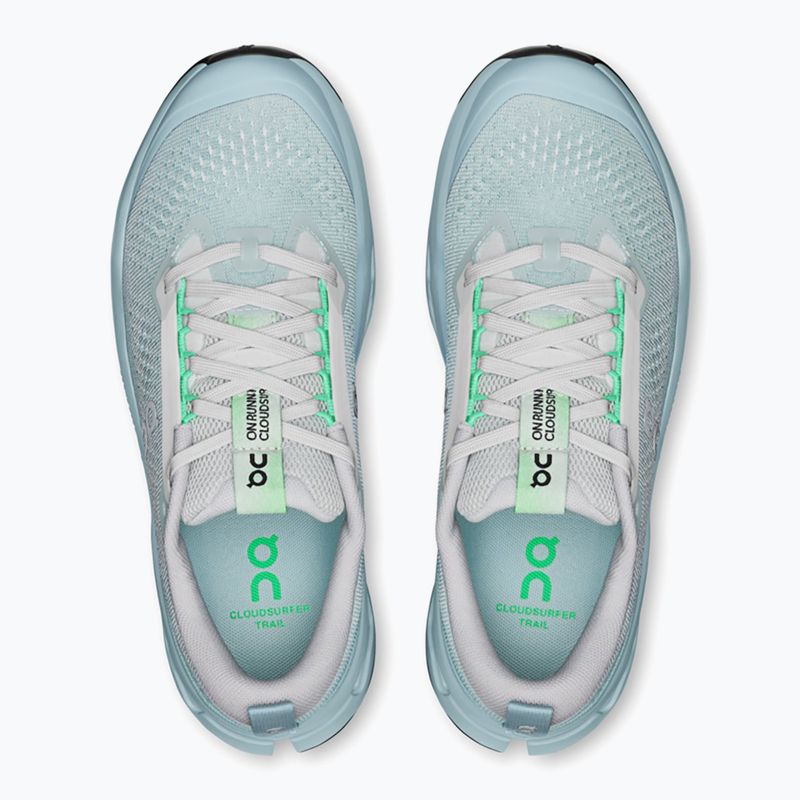 Women's running shoes On Cloudsurfer Trail 2 chalk/gardenia 6