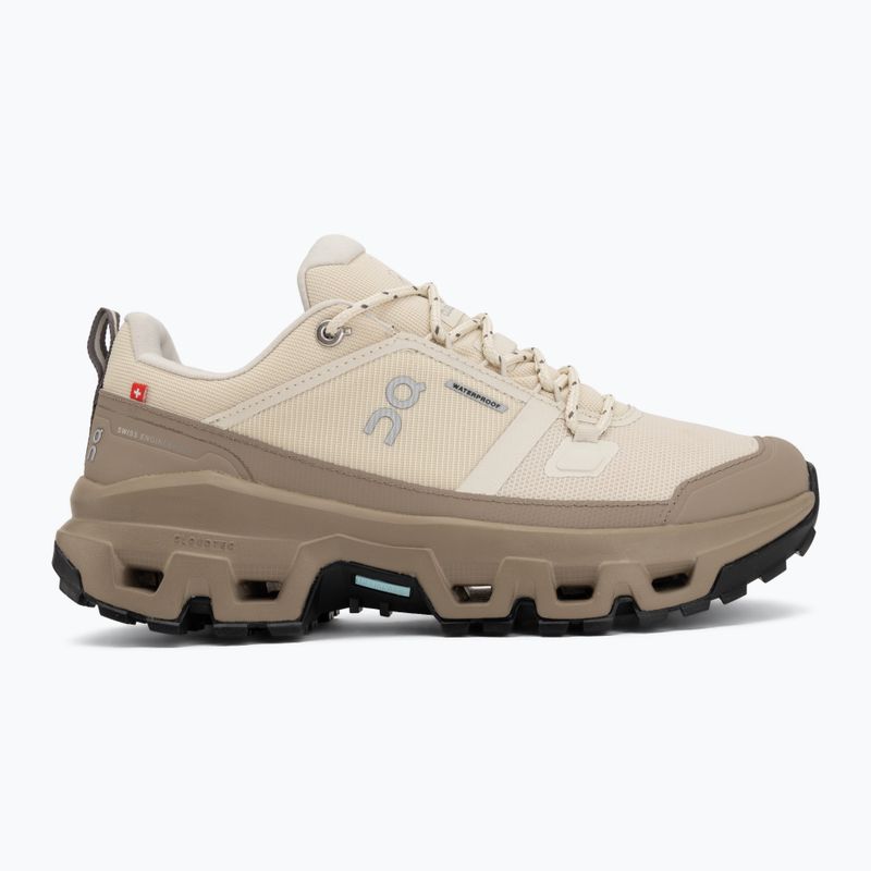 Women's hiking boots On Cloudrock Low Waterproof grain/soba 2