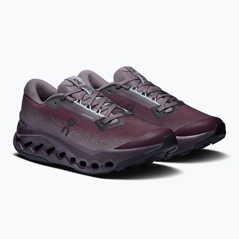 Women's running shoes On Cloudsurfer Trail 2 Waterproof urchin/pebble 3