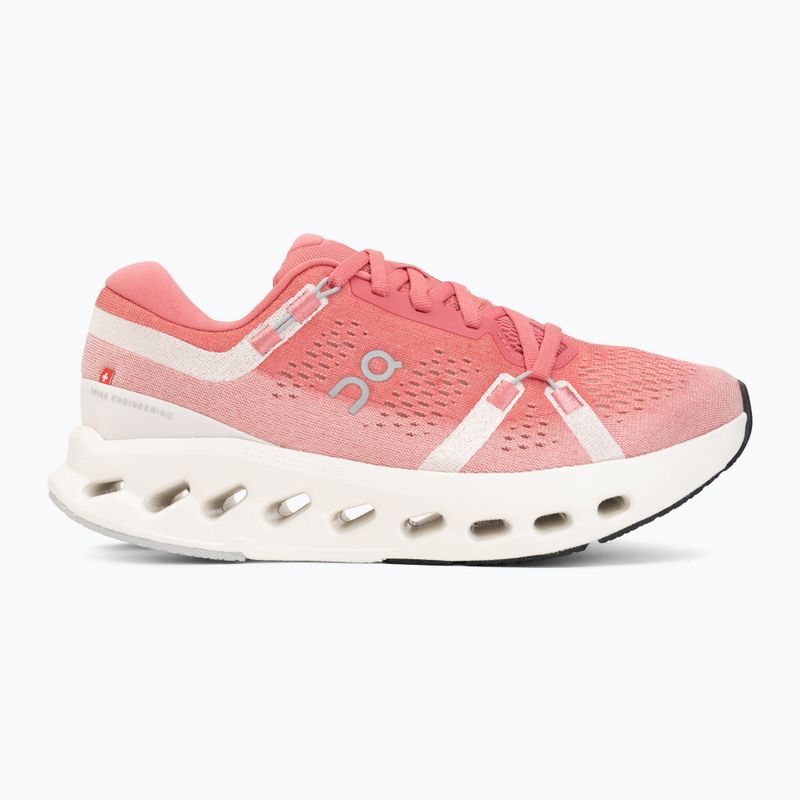 Women's running shoes On Cloudsurfer 2 camellia/ivory 2