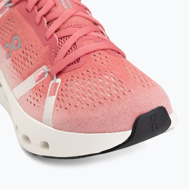 Women's running shoes On Cloudsurfer 2 camellia/ivory 7