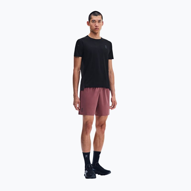Men's running shorts On 5" Performance barberry 2