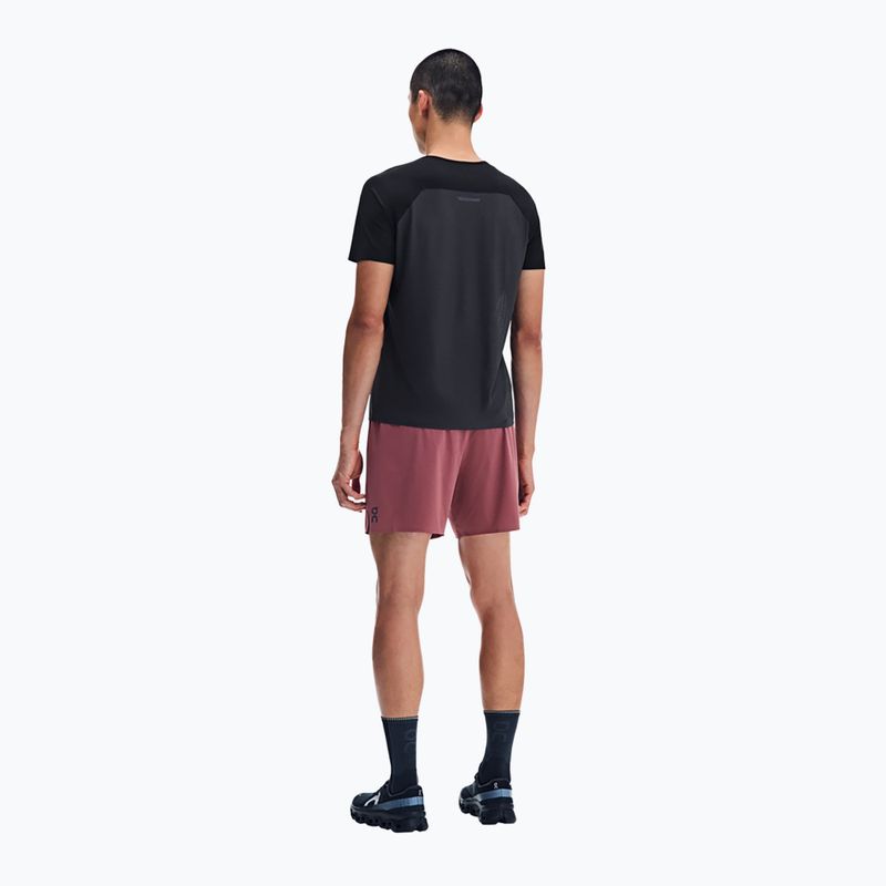 Men's running shorts On 5" Performance barberry 3