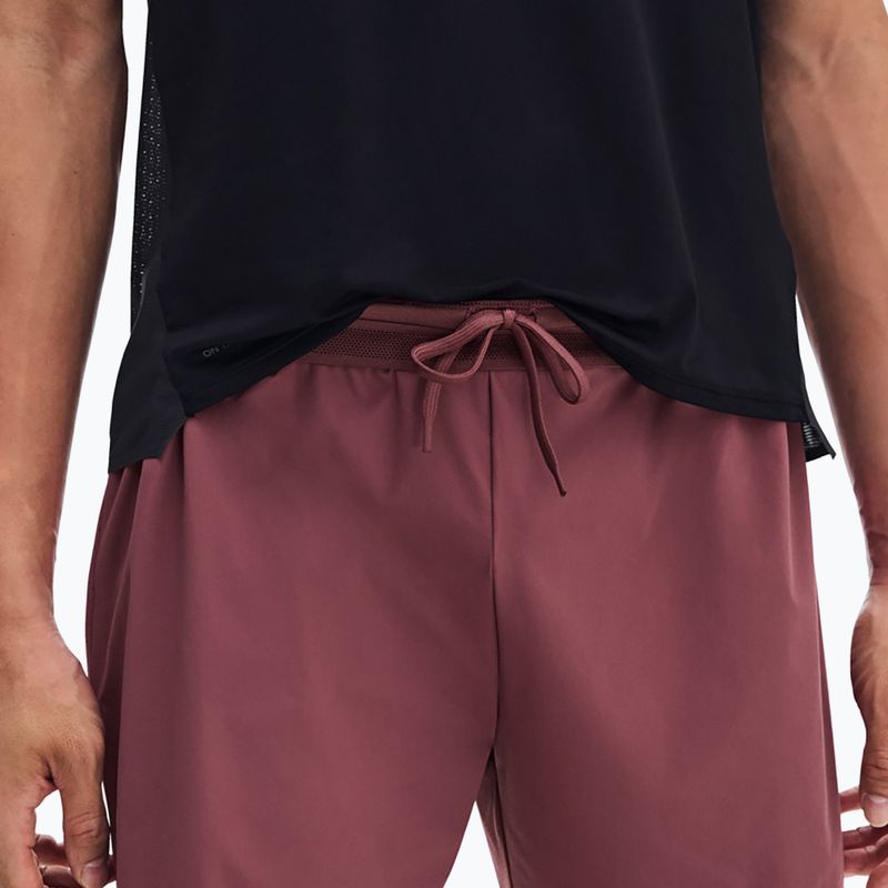 Men's running shorts On 5" Performance barberry 4