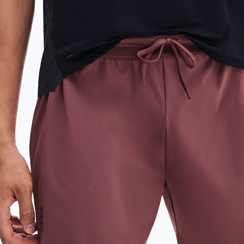 Men's running shorts On 5" Performance barberry 5
