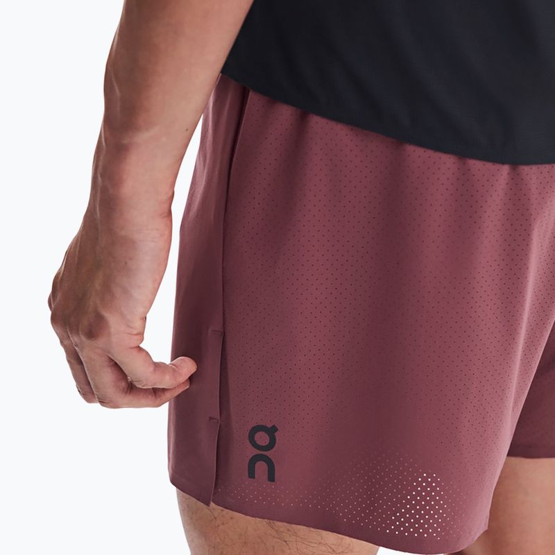 Men's running shorts On 5" Performance barberry 6