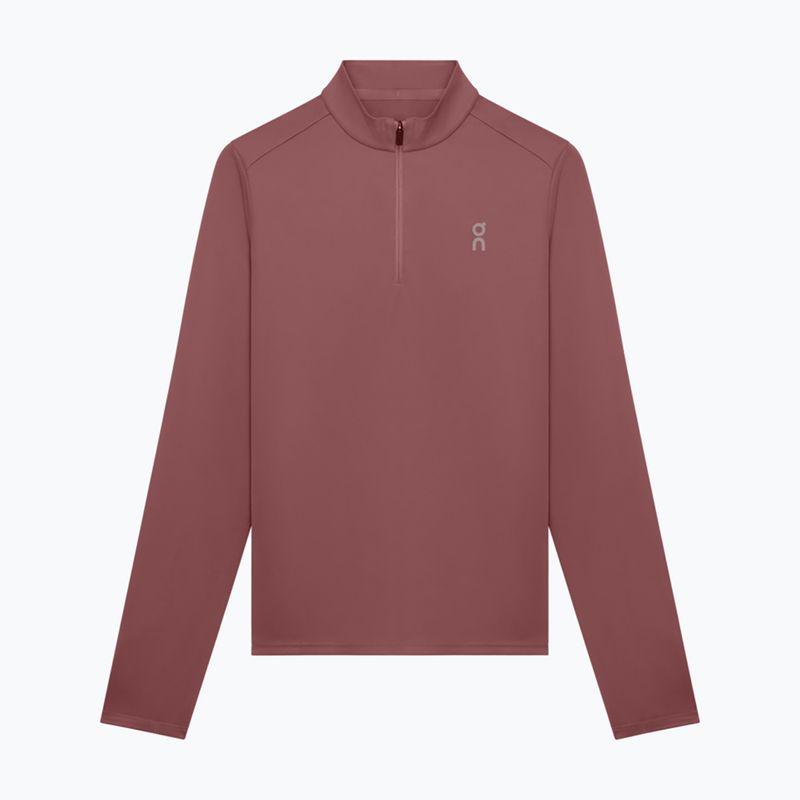 Women's running sweatshirt On Core 1/4 Zip barberry