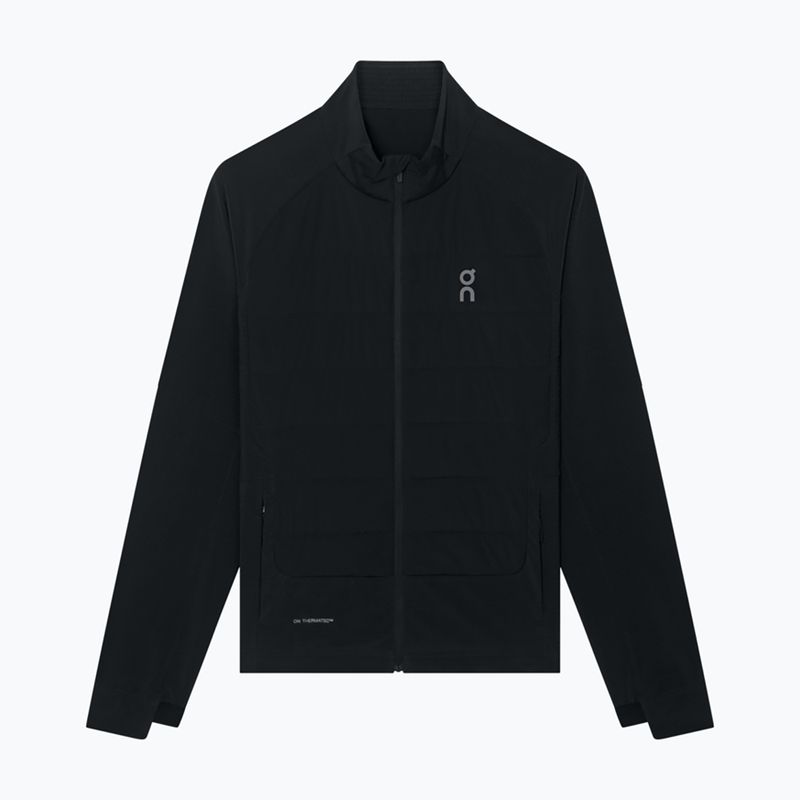 Men's running jacket On Weather Hybrid black