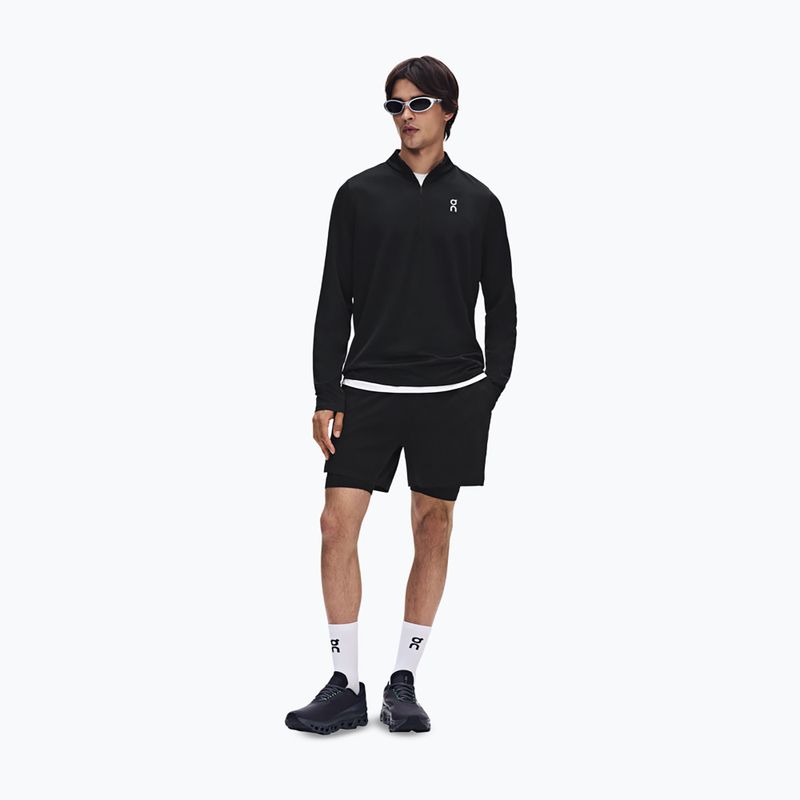Men's running sweatshirt On Core 1/4 Zip black 2