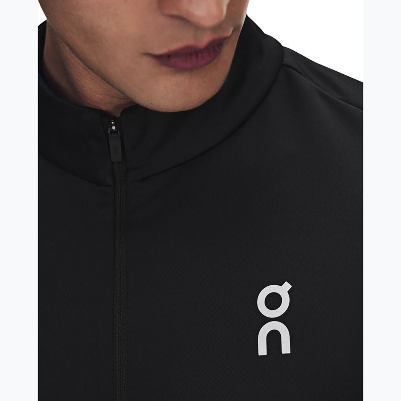 Men's running sweatshirt On Core 1/4 Zip black 6