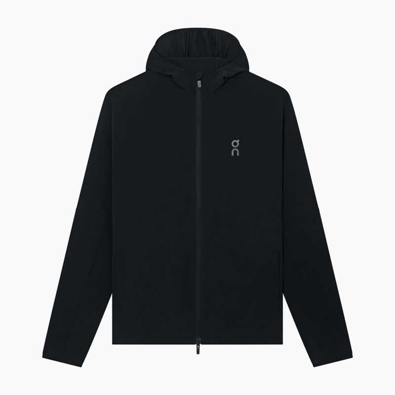 Men's running jacket On Weather Hoodie black
