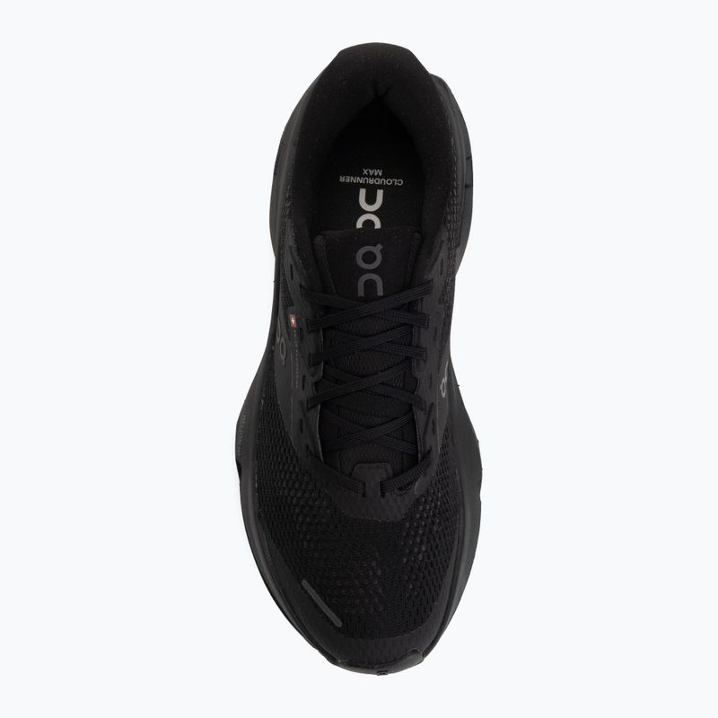 Men's running shoes On Cloudrunner 3 Max black/black 5