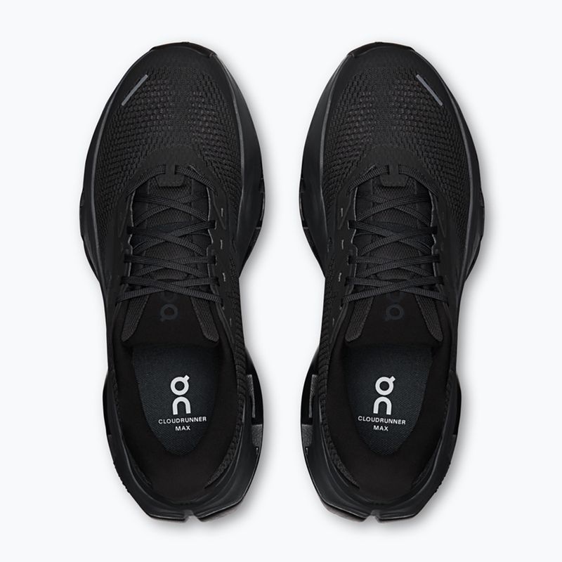 Men's running shoes On Cloudrunner 3 Max black/black 3