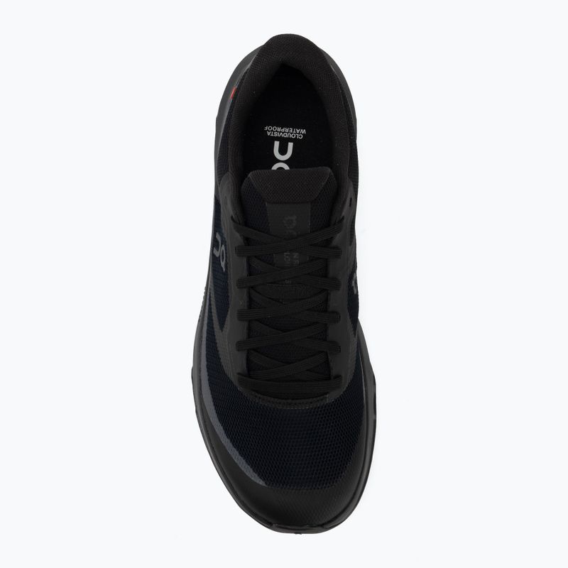 Men's running shoes On Cloudvista 3 Waterproof black/black 5