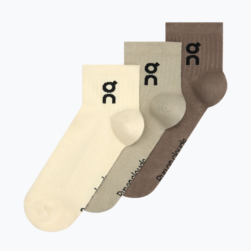 Socks On Logo Sock Mid 3 pack hare/brume