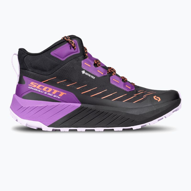 Women's running shoes SCOTT Kinabalu 3 Mid Gore-Tex black/vivid purple 8