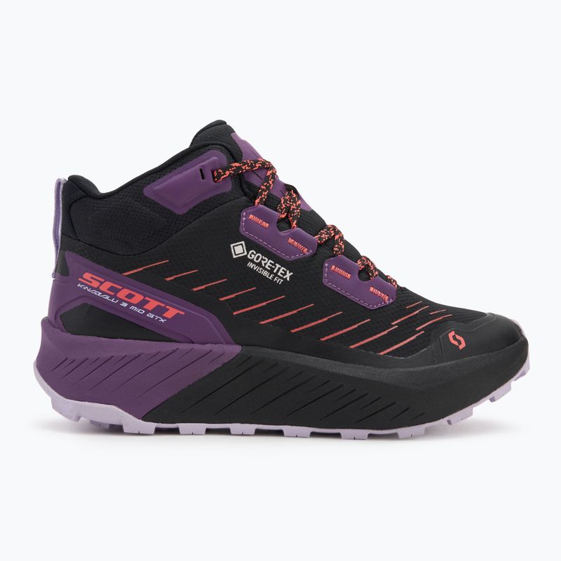Women's running shoes SCOTT Kinabalu 3 Mid Gore-Tex black/vivid purple 2