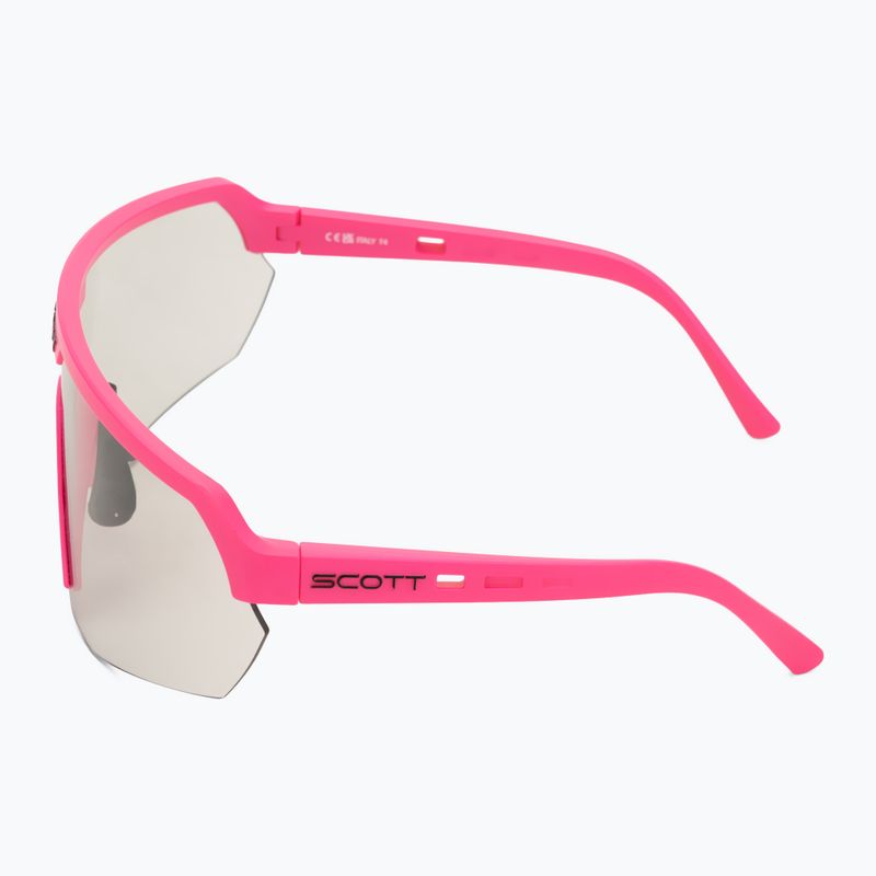 SCOTT Sport Shield LS acid pink/grey light sensitive sunglasses 4
