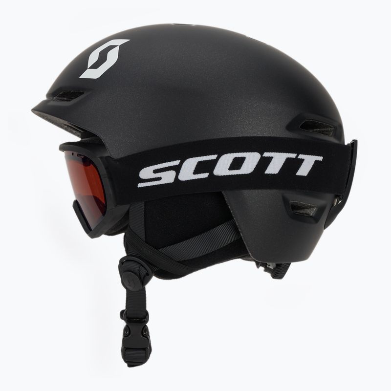 Children's ski helmet SCOTT Keeper 2 + goggles Witty stealth black 3