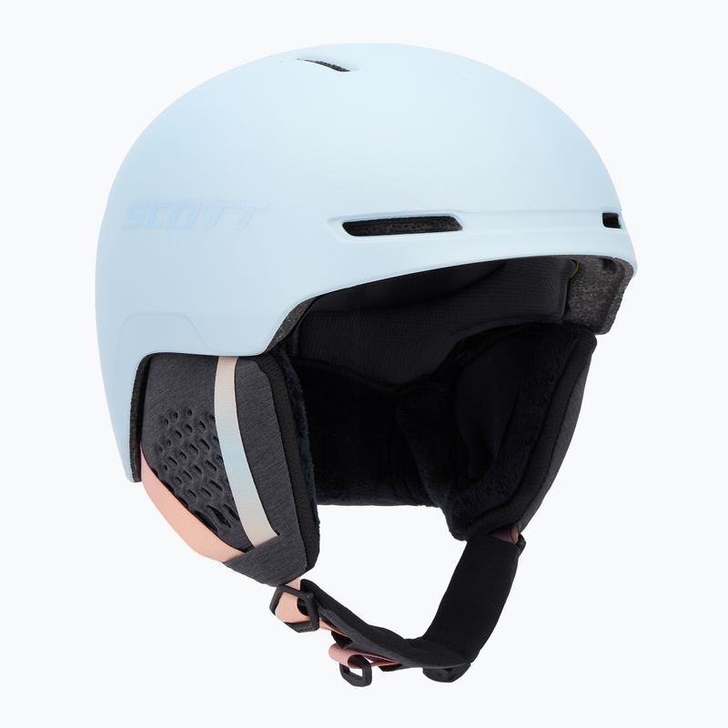 SCOTT Track Plus soft blue ski helmet
