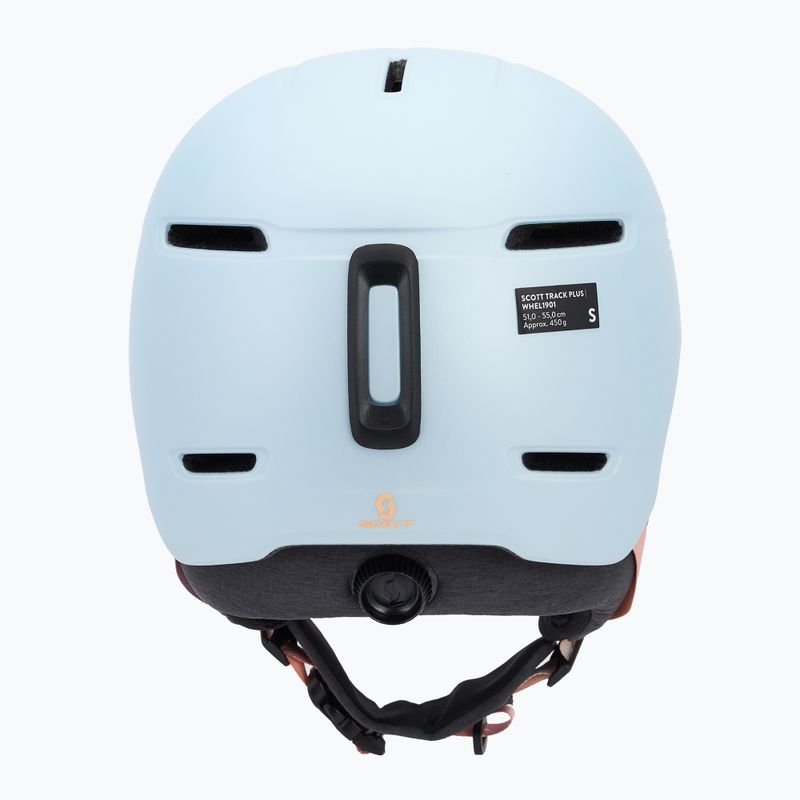 SCOTT Track Plus soft blue ski helmet 3