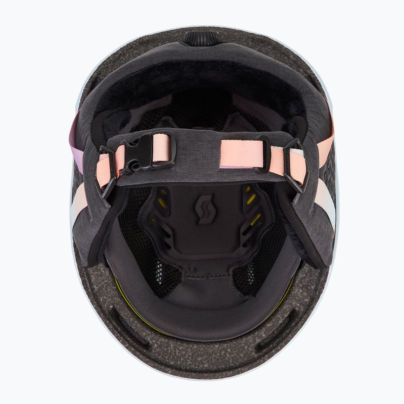SCOTT Track Plus soft blue ski helmet 5