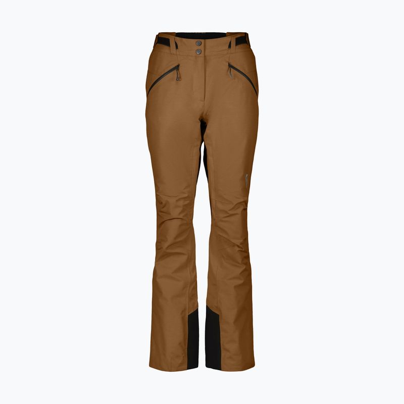 Women's ski trousers SCOTT Ultimate Dryo Tech bread brown