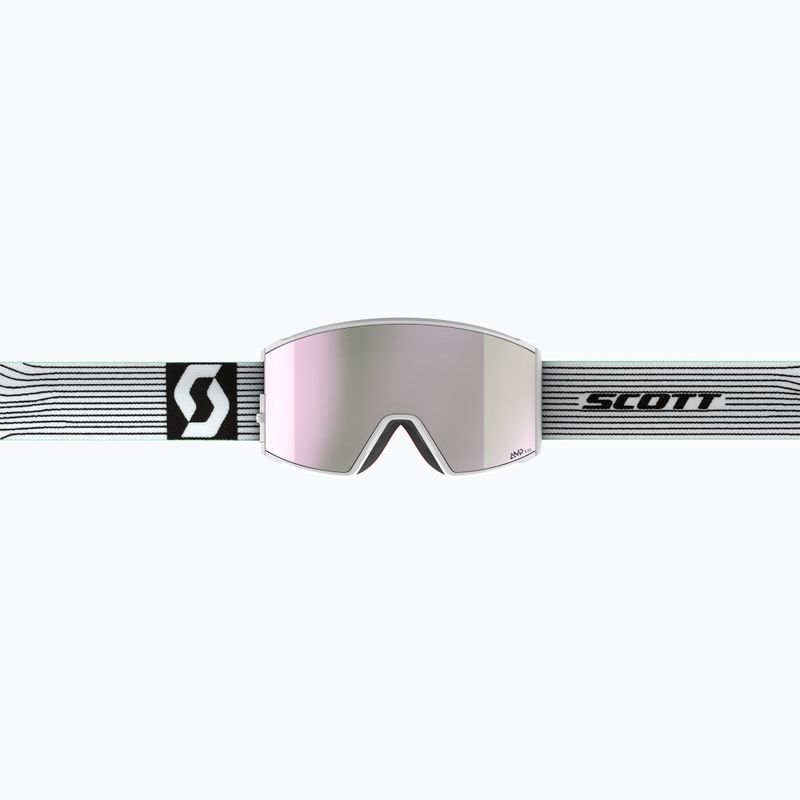 SCOTT React AMP Pro ski goggles white/mint green/amp pro lavender chrome/pro green 2