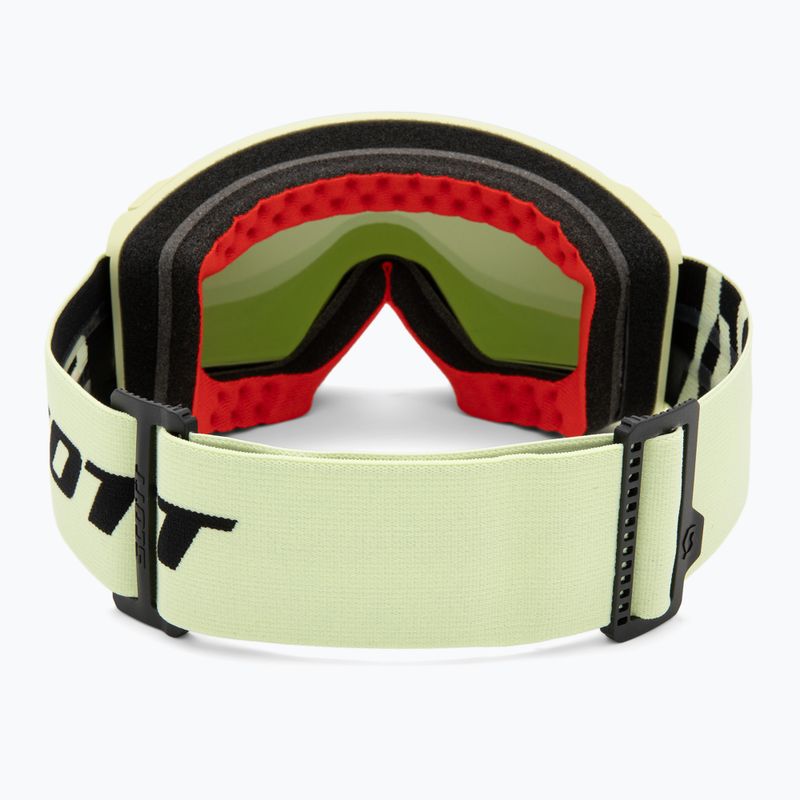 SCOTT React AMP Pro acid yellow/amp pro lavender chrome/amp pro green ski goggles 4