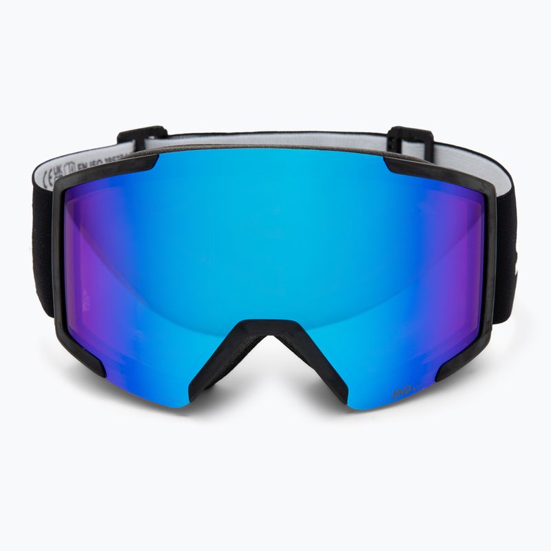 Ski goggles SCOTT Shield mineral black/white/amp iluminator blue chrome 2