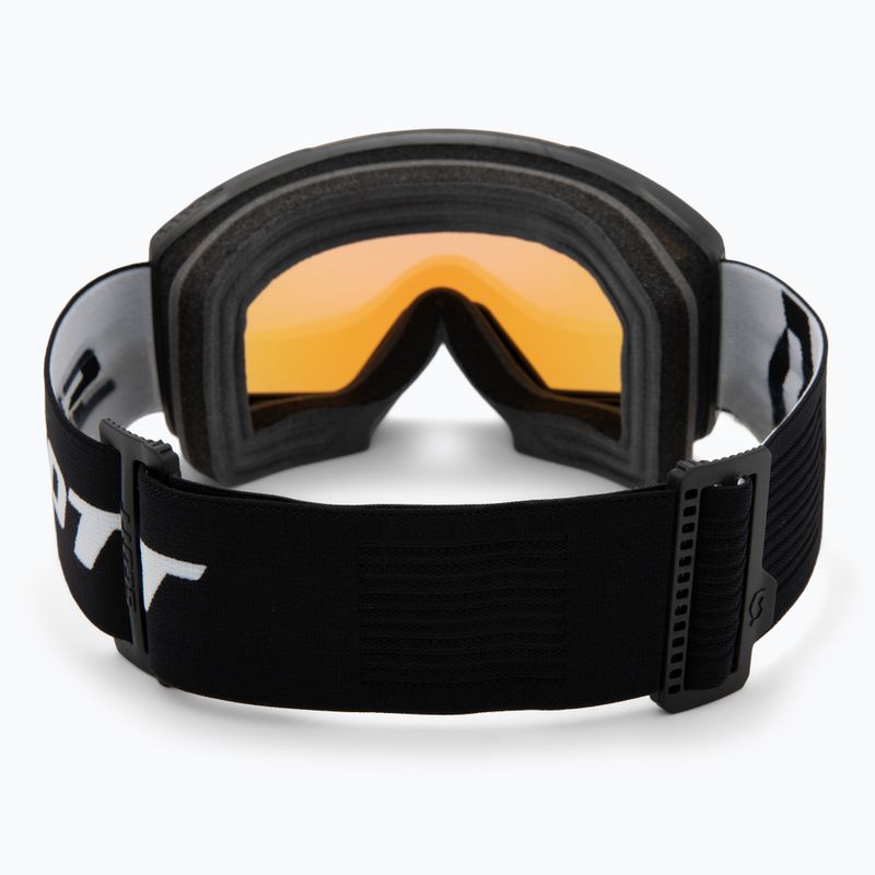 Ski goggles SCOTT Shield mineral black/white/amp iluminator blue chrome 3