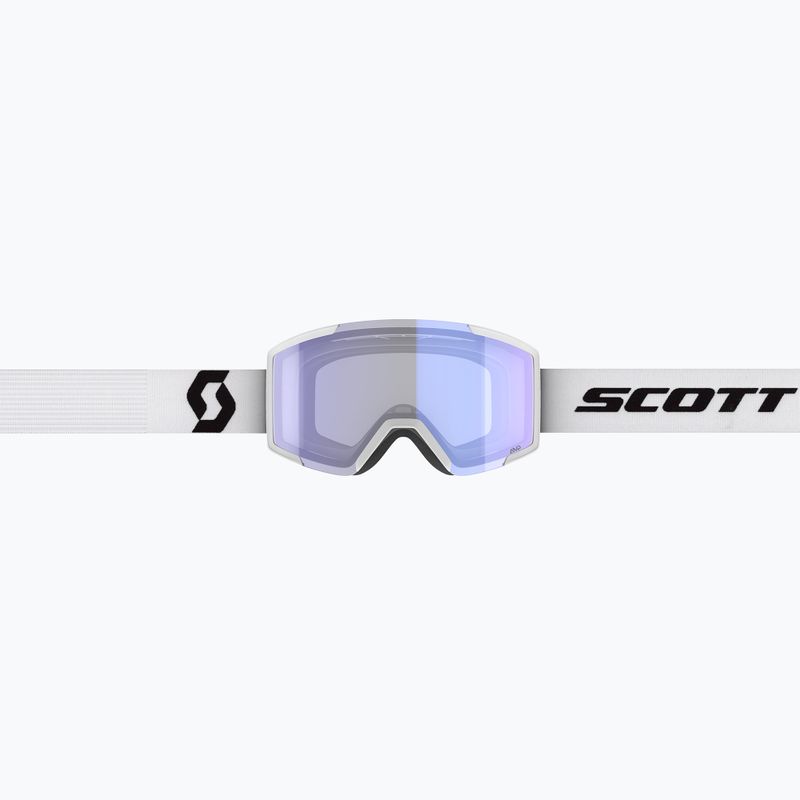 SCOTT Shield ski goggles mineral white/black/illuminator blue chrome 2