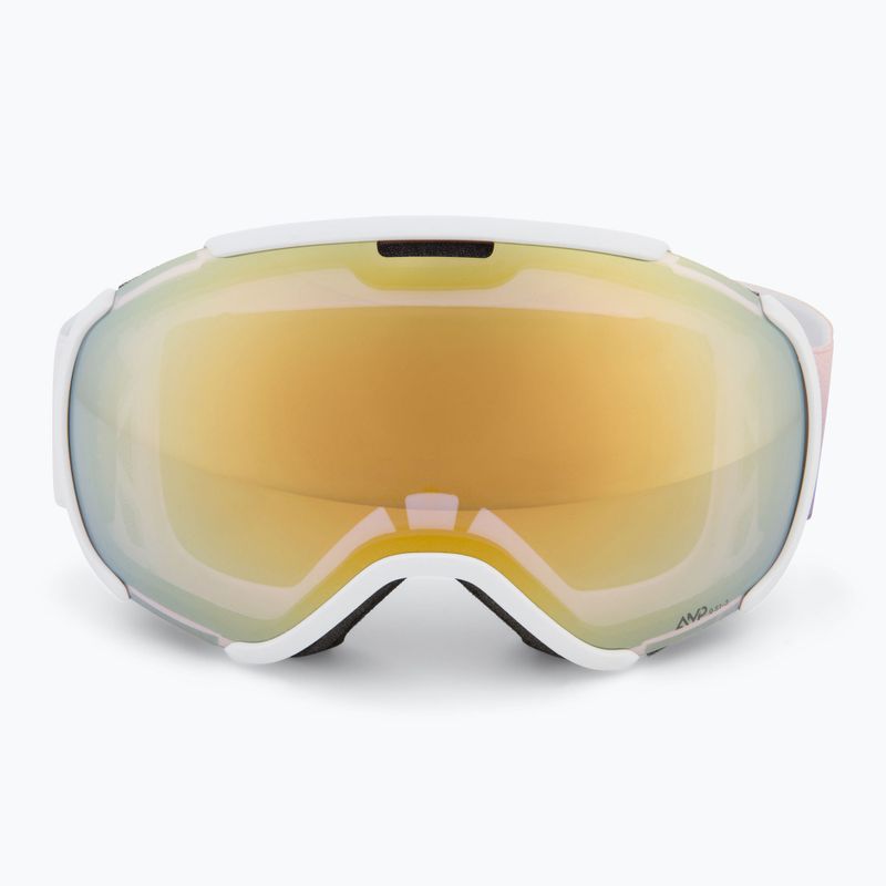 SCOTT Faze II LS ski goggles white/soft pink/light sensitive bronze chrome 2