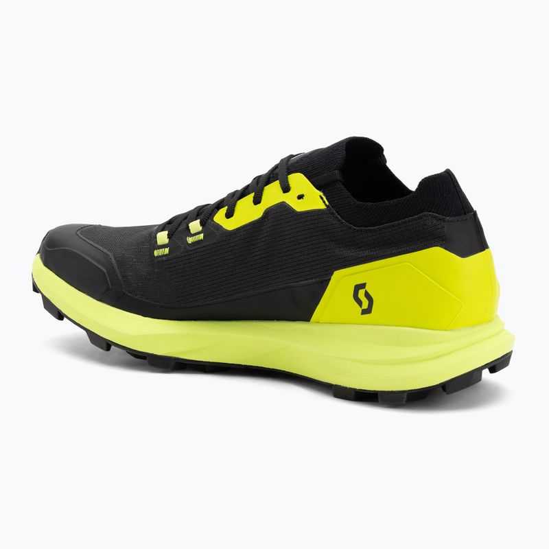 Men's running shoes SCOTT Supertrac RC 3 black/safety yellow 3