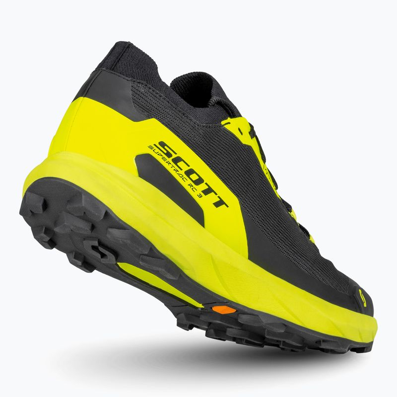 Men's running shoes SCOTT Supertrac RC 3 black/safety yellow 13