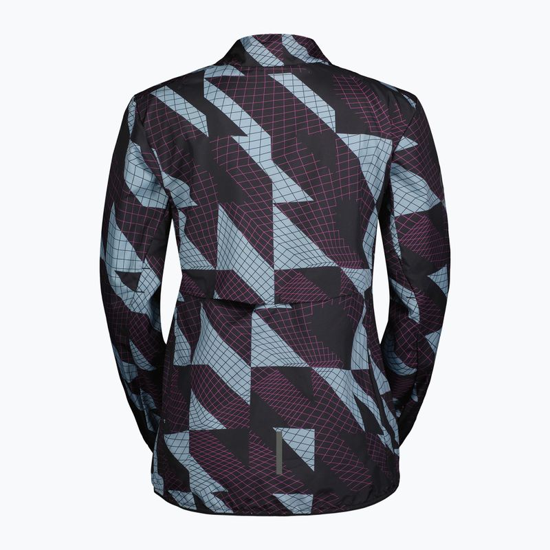 Women's wind jacket SCOTT Endurance Tech Windbreaker black/morning blue 2
