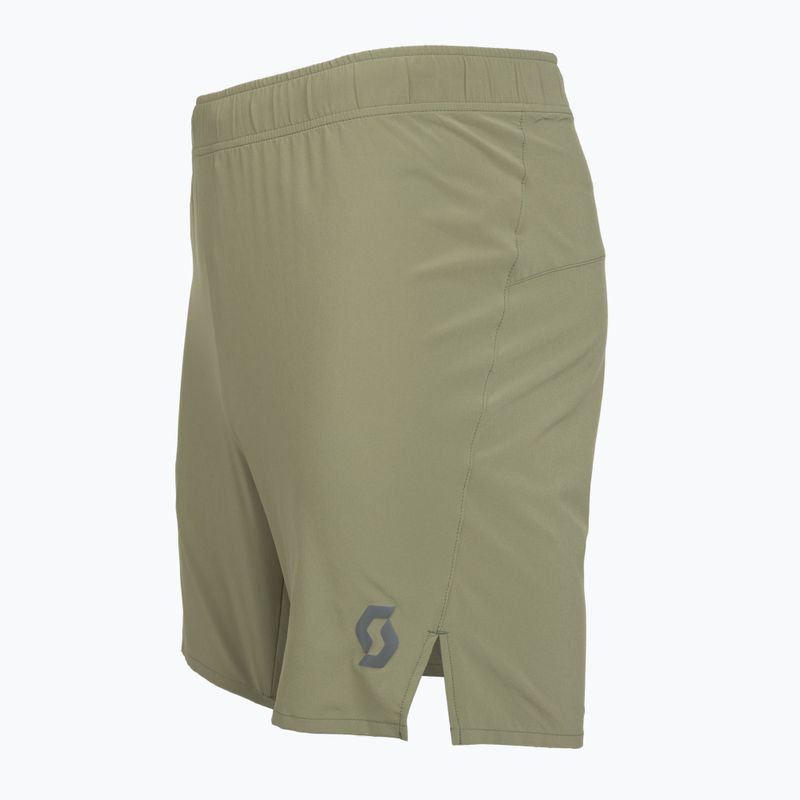 Men's running shorts SCOTT Endurance LT hay green 3