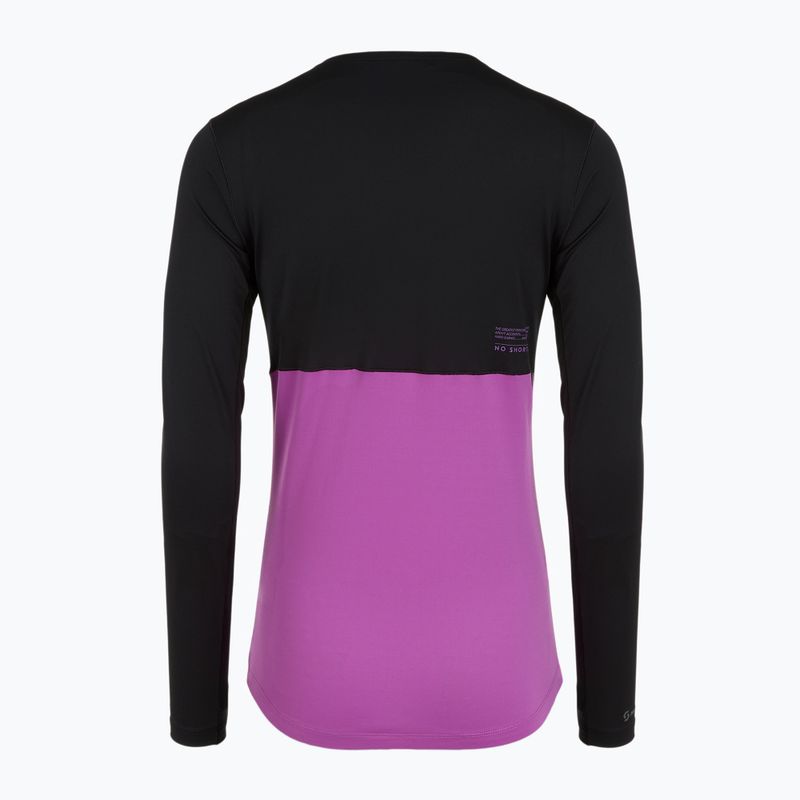 Women's running longsleeve SCOTT Endurance Tech black/liquid purple 2