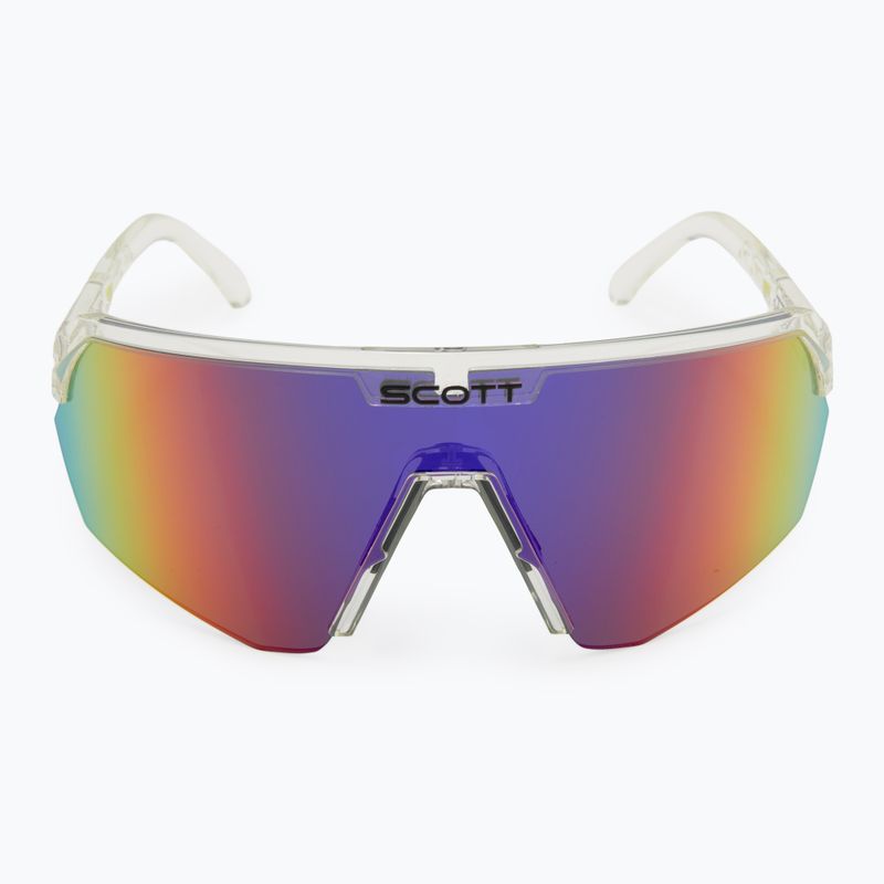 SCOTT Sport Shield translucent/teal chrome sunglasses 3