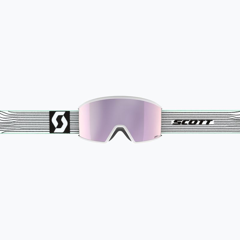 Ski goggles SCOTT Ambit white/mint green/amp lavender chrome 2