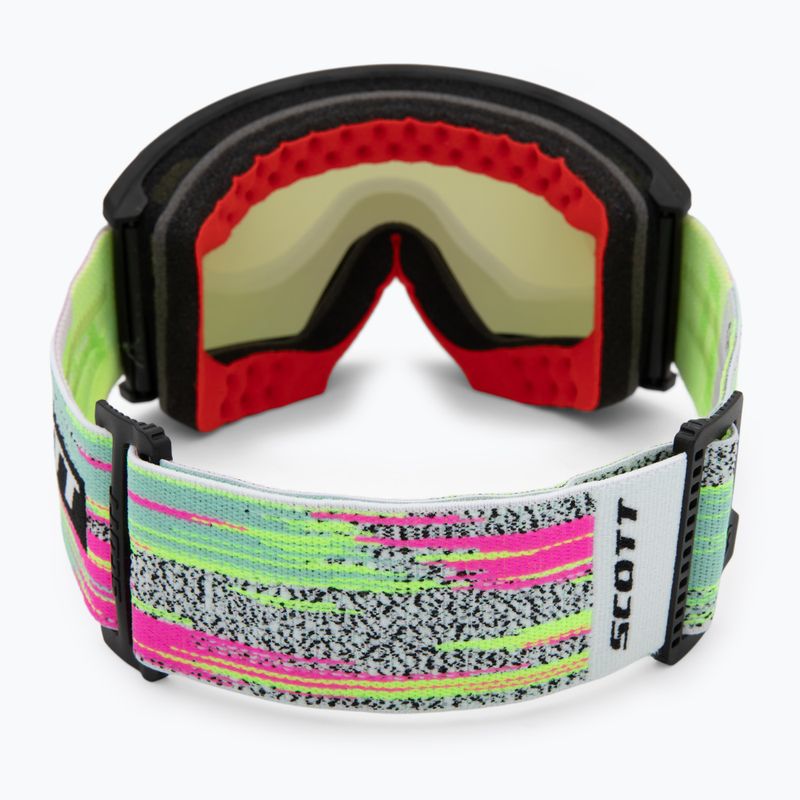 Ski goggles SCOTT Ambit black/neon yellow/amp white chrome 3