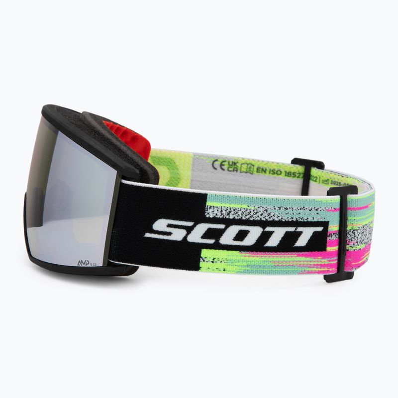 Ski goggles SCOTT Ambit black/neon yellow/amp white chrome 4