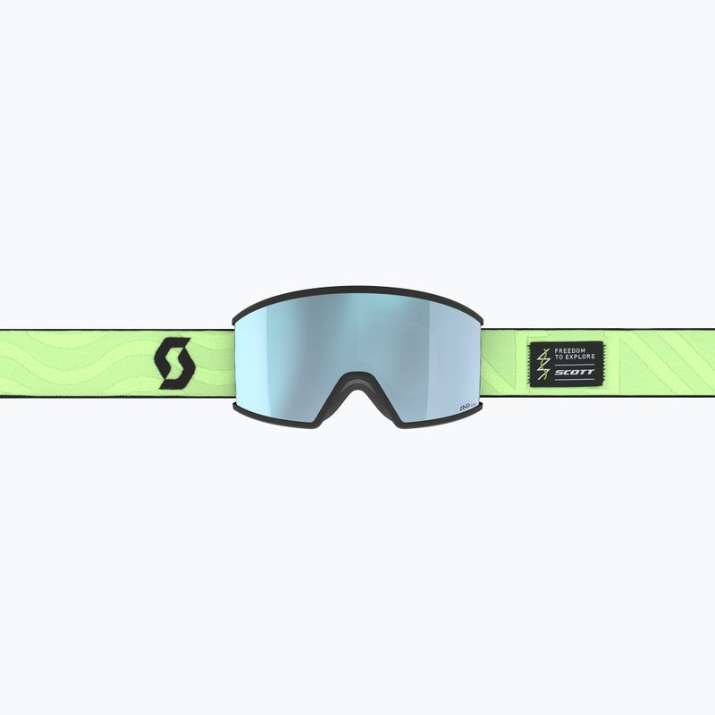 Ski goggles SCOTT Ambit glow green/amp ice chrome 2