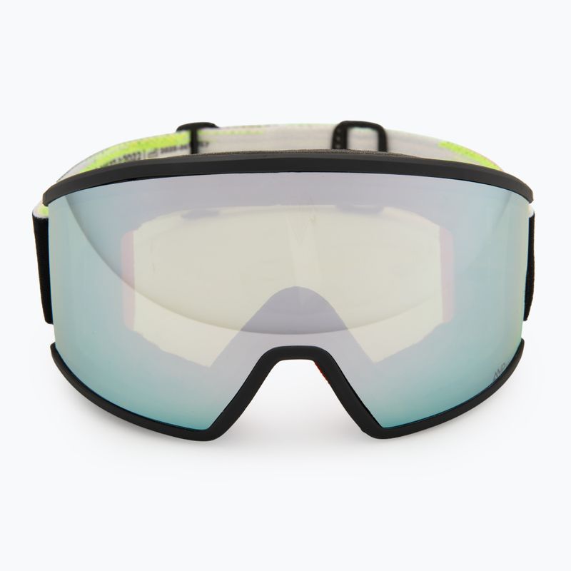 Ski goggles SCOTT Ambit Compact black/neon yellow/amp white chrome 2