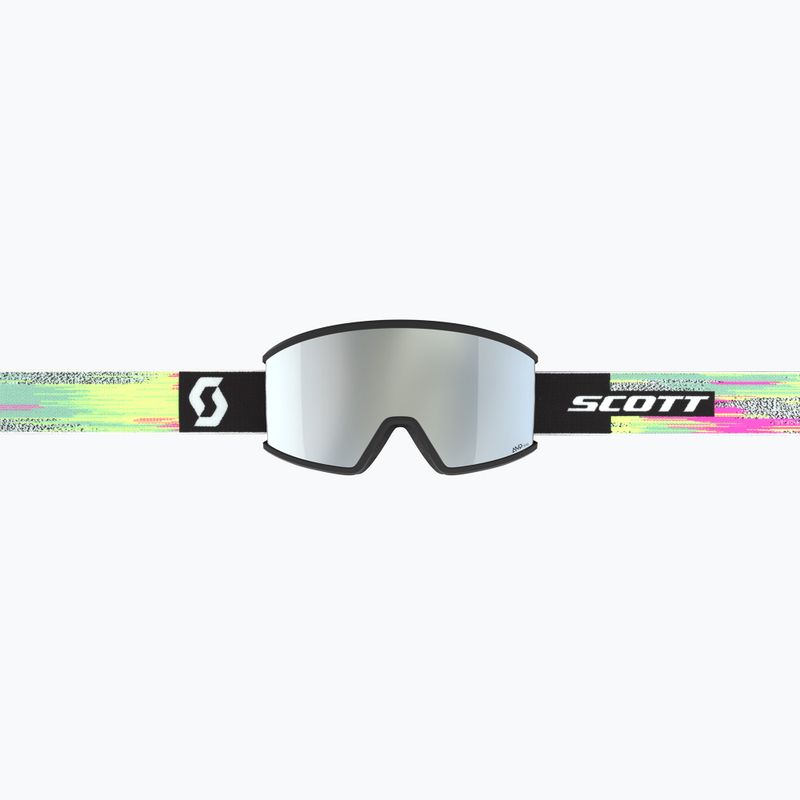 Ski goggles SCOTT Ambit Compact black/neon yellow/amp white chrome 6
